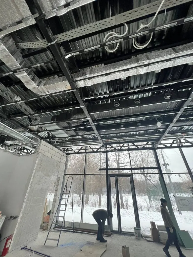 Приточно-вытяжная вентиляция в павильоне ресторана «Культура»
